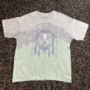 The EAGLES Concert T-Shirt Long Goodbye 2024 - 2025 Band Tour Liquid Blue 2XL